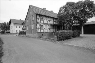 Fachwerkhaus (Fachwerkhaus); Eiterfeld, Dorfstraße 18