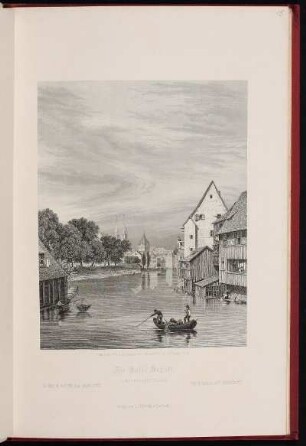 Die Insel Schütt. Vom Fleischersteg Aus. - Insel Schütt, Nürnberg