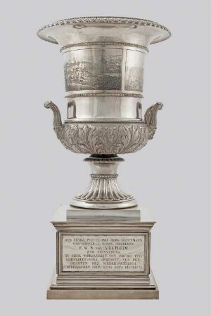 Krater für den Berghauptmann Frhr. Franz Wilhelm Werner von Veltheim (1785-1839)