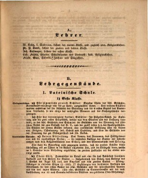 Jahresbericht über die Lateinische Bezirks-Schule und den mit ihr verbundenen Realcursus zu Germersheim : für das Jahre. 1839/40 (1840)