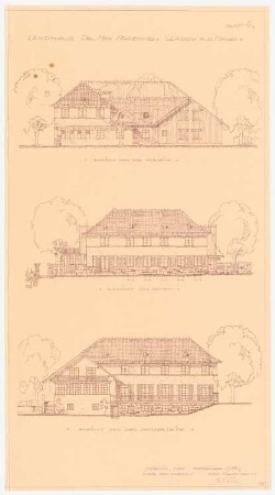 Garten Fraenkel, Berlin-Kladow: Ansichten Wohnhaus