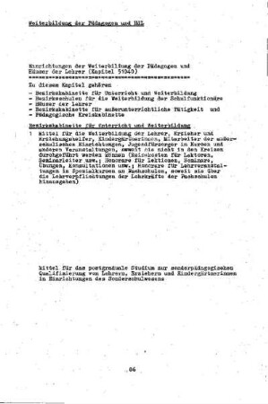 Einrichtungen der Weiterbildung der Pädagogen und Häuser der Lehrer