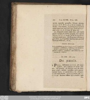Tit. XIX. (IX. 47.) De poenis.