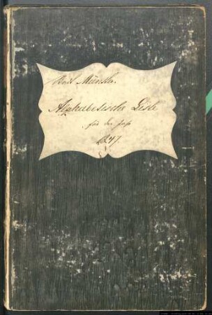 Rekrutierungsstammrollen des Stadtkreises Münster Jahrgang 1847