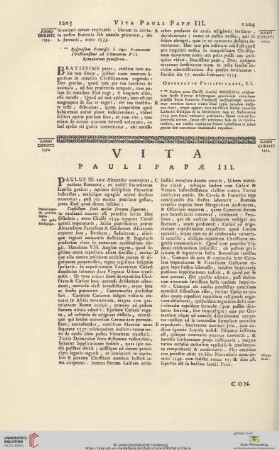 Vita Pauli Papae III.