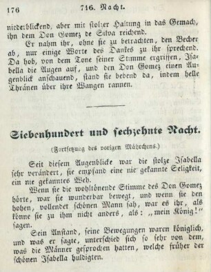Siebenhundert und sechzehnte Nacht