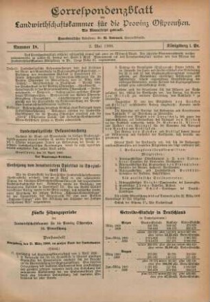Nummer 18. 2. Mai 1900.
