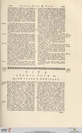 Vita Leonis Papae IX. Quem Vulgo X. Nominant