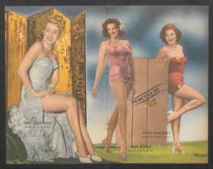 Greg Sherwood, Jane Russel, Anne Bancroft - [Ilustración] : Pebetas de PBT
