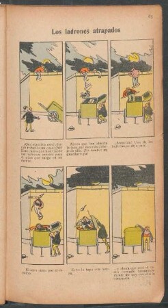 Los ladrones atrapados - [Cómic]