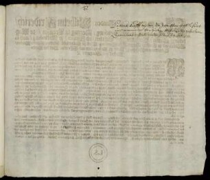 Von Gottes Gnaden, Wilhelm Friderich, Marggraff zu Brandenburg ... Als wir wegen der in Böheim, Oesterreich ... grassirenden Pest ... Vorsorge ... verordnet ... : Onolzbach den 2. Septembr. Anno 1713.