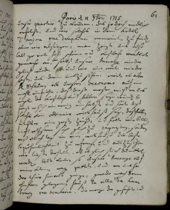 Paris 11. - 17. September 1715