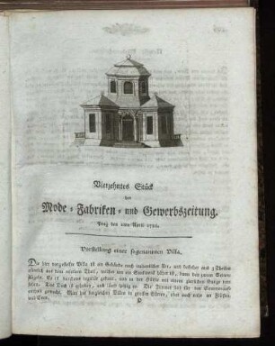 Vierzehntes Stück. Prag den 2ten April 1788.