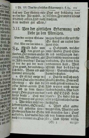 XII. Von der göttlichen Erbarmung und Liebe zu den Menschen