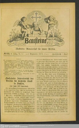 Fünfzehnter Jahresbericht des Vereins für kirchliche Kunst im Königreich Sachsen, das Jahr 1877 betreffend