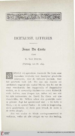 Dichtkunst, Letteren