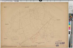 Lüdinghausen (Lüdinghausen), Umlegung Lüdinghausen, Bl.41 Zuteilungskarte Lüdinghausen Flur 13