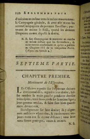 Septieme Partie.