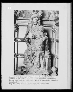 Sitzende Madonna