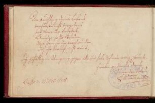 Eintrag (Kassel, 22.10.1798)