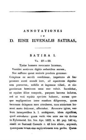 Satira I.