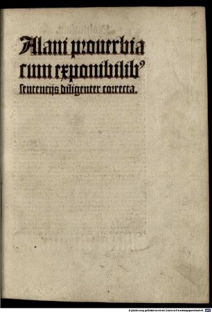 Proverbia : cum exponibilibus sententiis