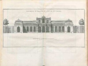 Elevation Du Trianon Du Côté De Ses Jardins