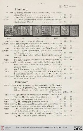 Hannover (Nr. 1214-1236)