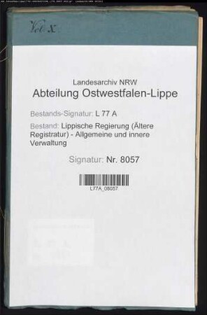 Wegeaufseher, Bd. 10