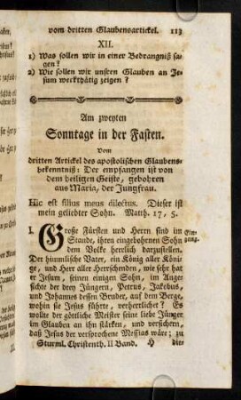 113-115, Vorspruch