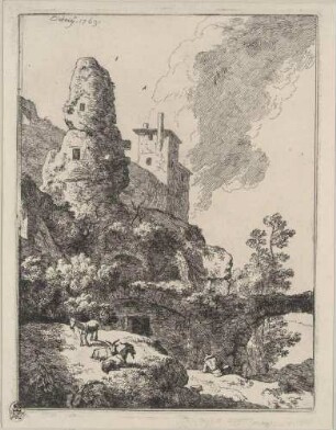 Die Bergschloss-Ruine