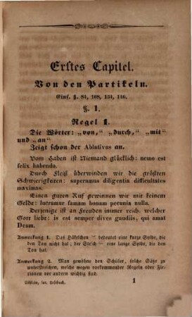 Methodisches Lesebuch für Anfänger in der lateinischen Sprache