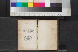 Notiz von Bibliothekar Kräuter