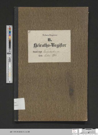 Heiratsregister Güldendorf 1903