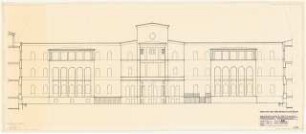 Evangelisches Diakonissenkrankenhaus Bethanien, Berlin-Kreuzberg Umbau. Hauptgebäude: Westansicht 1:100