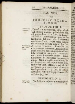 Cap. XXIII. De Processu Executionis.