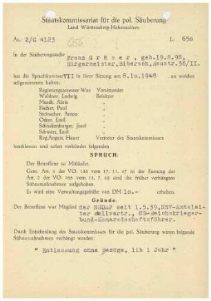 Gräser, Franz