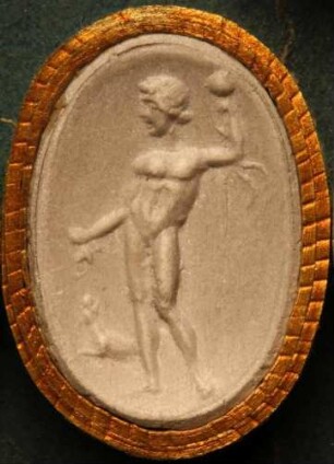 Bacchus (Dionysos) mit dem Thyrsus