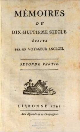 Mémoires du dix-huitième siècle, 2