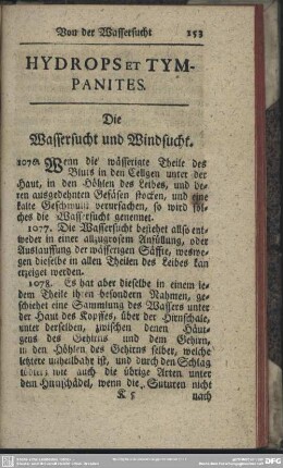Hydrops Et Tympanites : Die Wassersucht und Windsucht