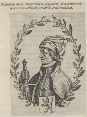 Bildnis von Wilhelm de derde, Graf von Holland