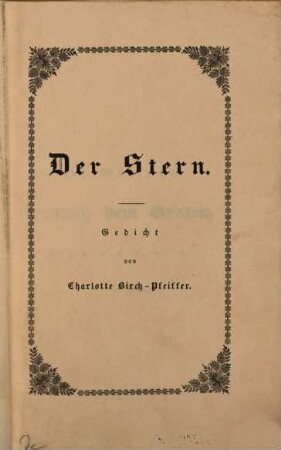 Der Stern : Gedicht