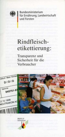 Rindfleischetikettierung: Transparenz und Sicherheit für die Verbraucher