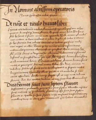 De transmutatione metallorum (Secreta, Auszüge)