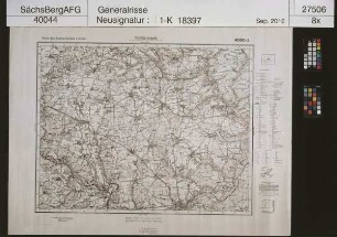 Karte des Sudetenlandes