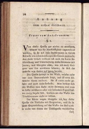 Anhang zum ersten Abschnitt