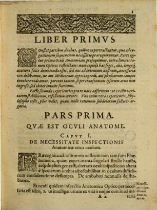 Oculus, hoc est, fundamentum opticum