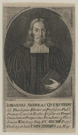 Bildnis des Johann Andreas Quenstedt