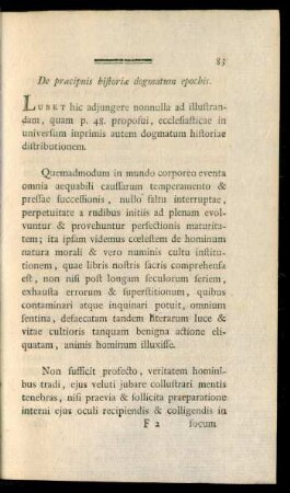 De praecipuis historiae dogmatum epochis
