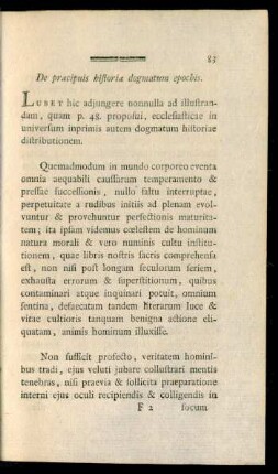 De praecipuis historiae dogmatum epochis